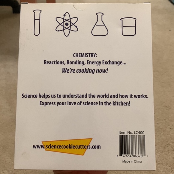 Science Lab cookie cutters - Picture 2 of 3